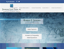Tablet Screenshot of jenkinslaw.com